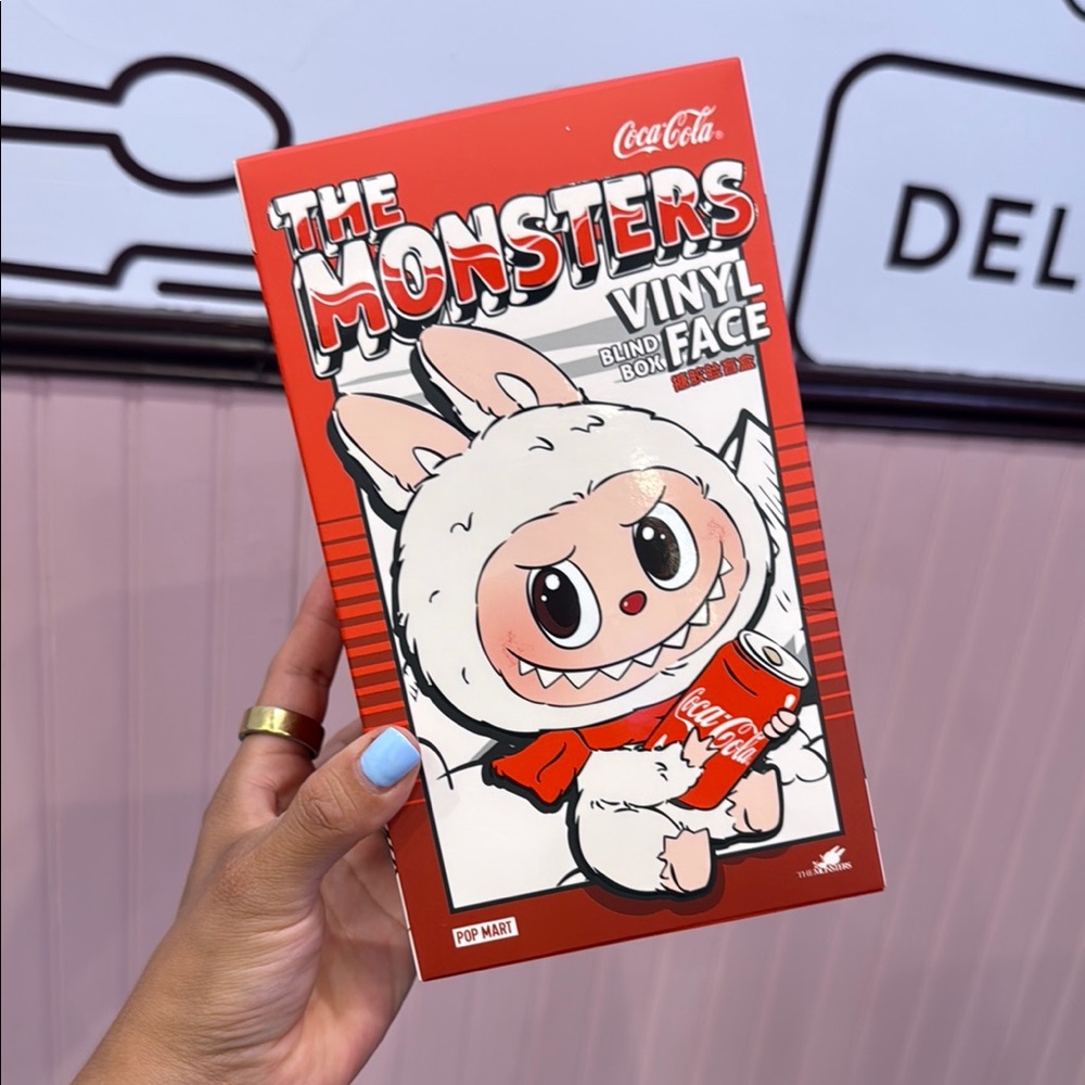 Coca-Cola Monsters Vinyl Box with Red and White Design